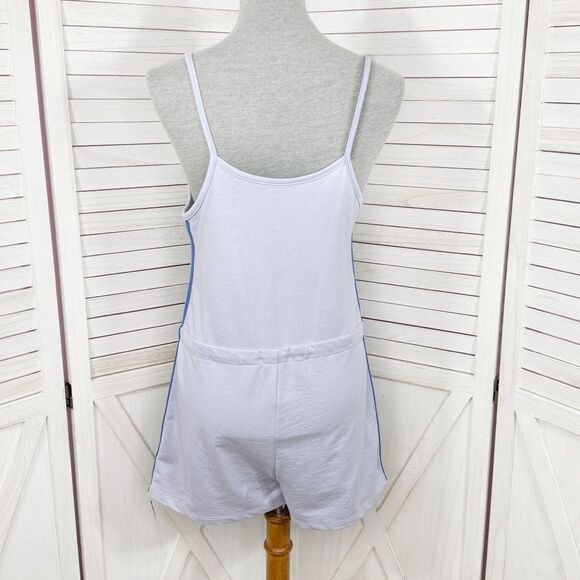 Joe Boxer Rainbow Striped Sides Shorts Romper Playsuit Lavender Juniors Medium - Picture 4 of 12